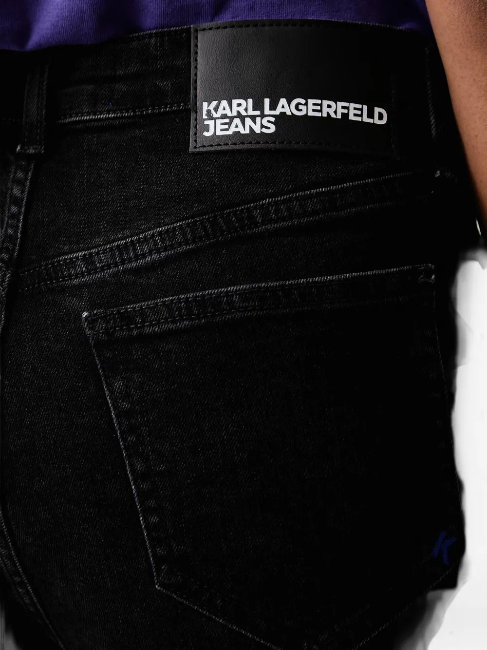 Karl Lagerfeld Jeans Straight jeans Zwart