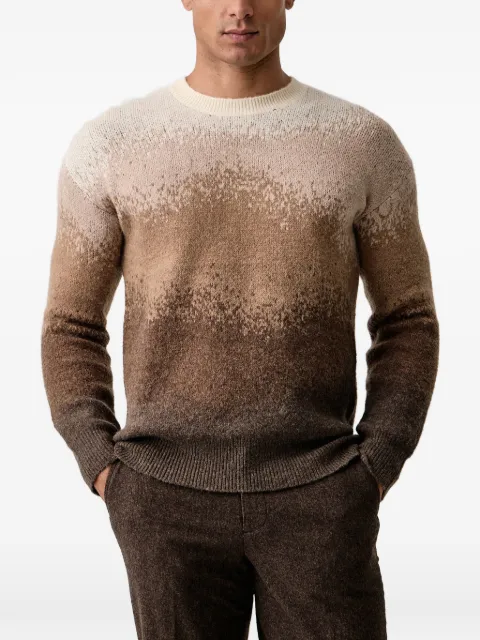 Karl Lagerfeld gradient-effect knitted sweater