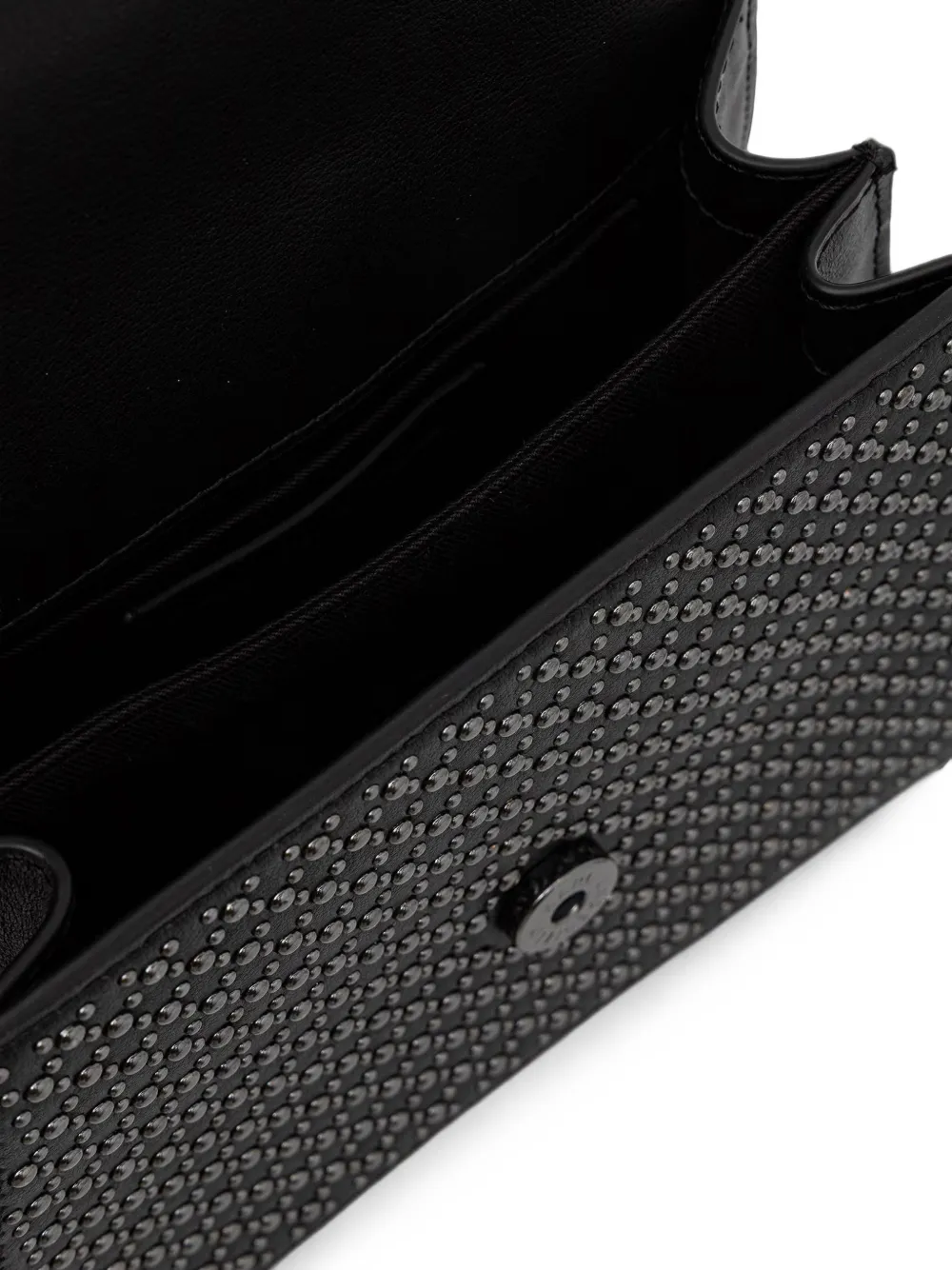 Karl Lagerfeld Shopper verfraaid met studs en logo-plakkaat Zwart