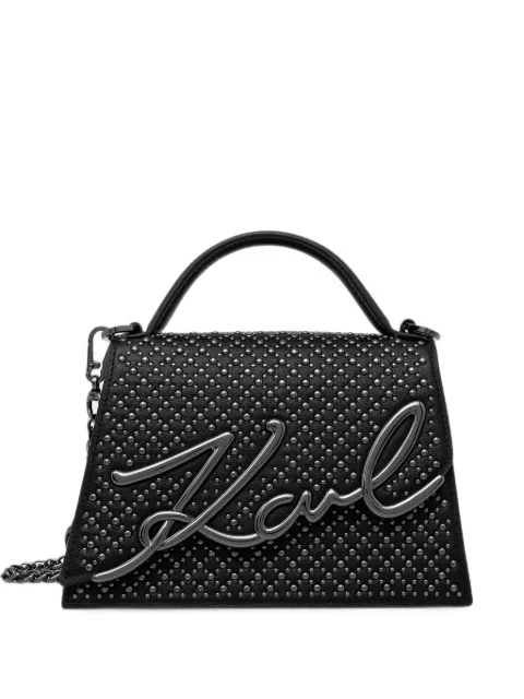 Karl Lagerfeld tote con apliques