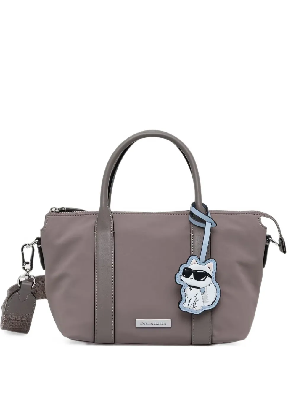 Karl Lagerfeld Choupette charm-detail tote bag