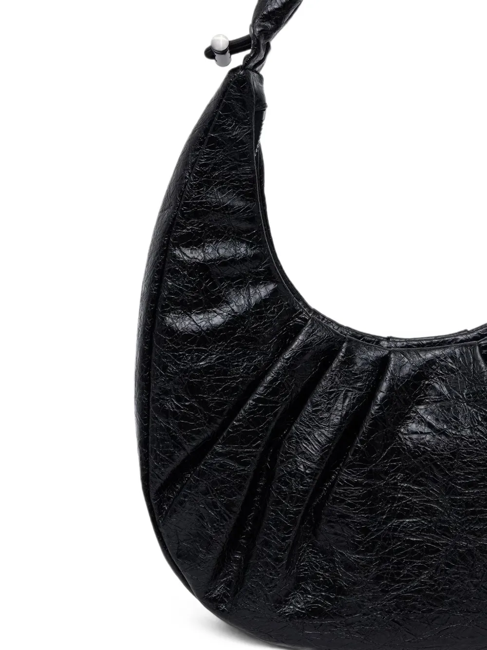 Karl Lagerfeld Jeans Geplooide shopper met gekreukt effect Zwart