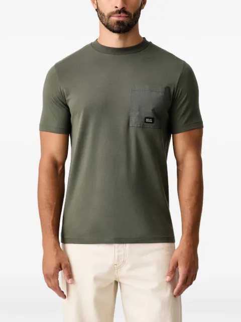 Karl Lagerfeld logo-plaque chest-pocket T-shirt