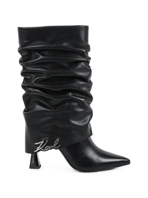 Karl Lagerfeld pointed-toe boots