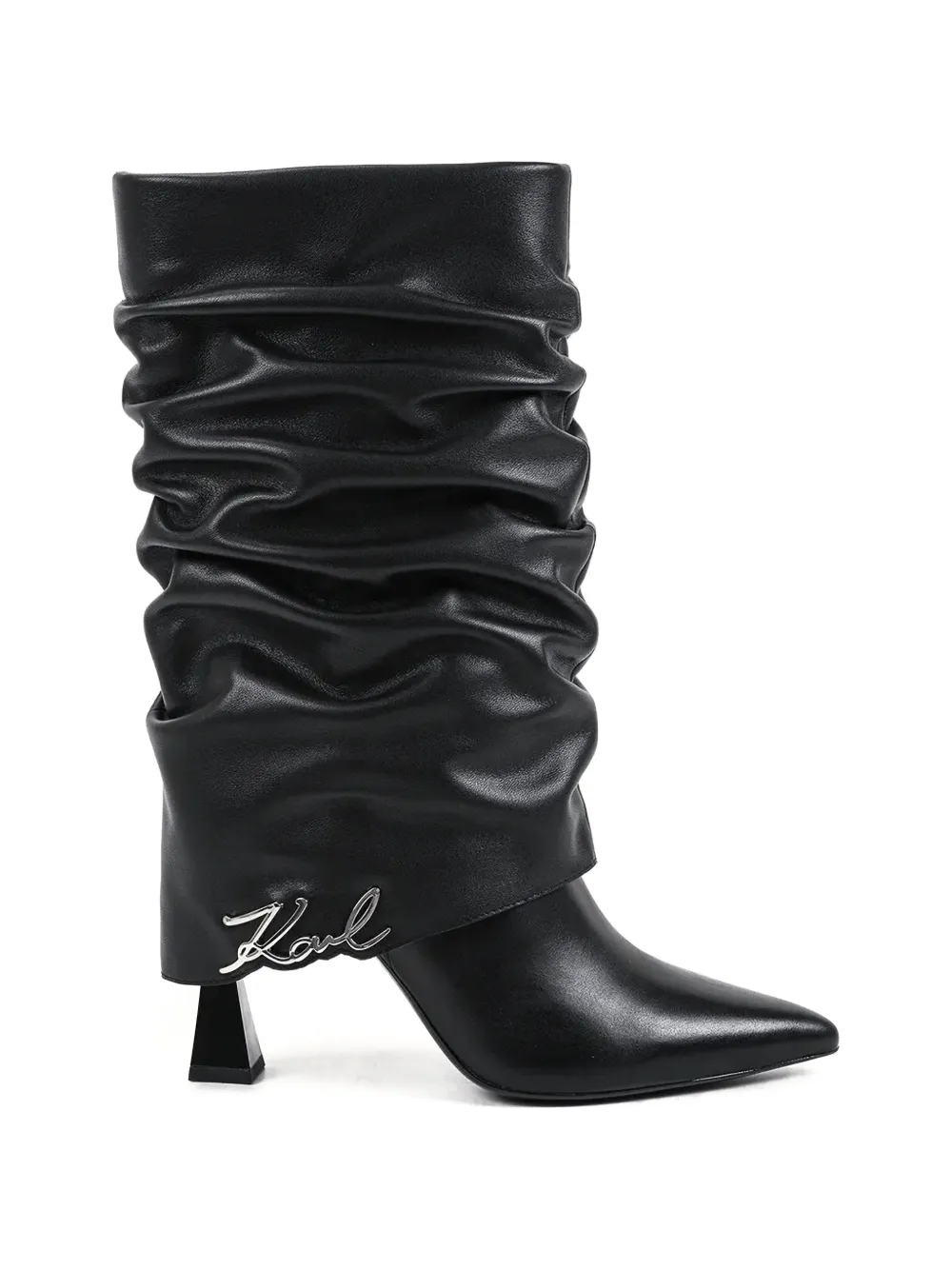 Karl Lagerfeld pointed-toe boots - Nero