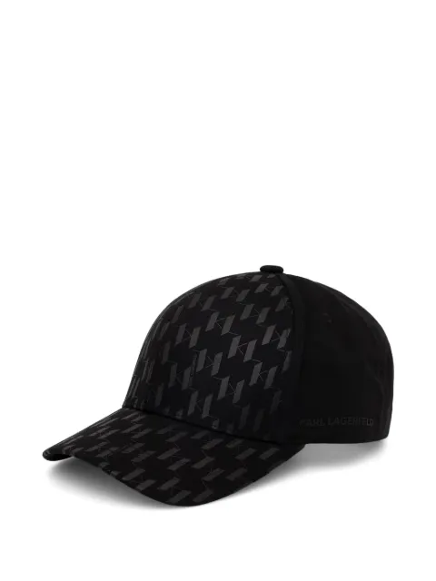 Karl Lagerfeld monogram-print baseball cap