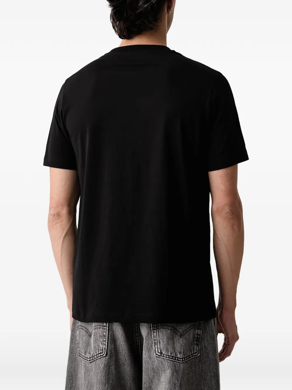 Karl Lagerfeld Ikonik patch T-shirt Zwart