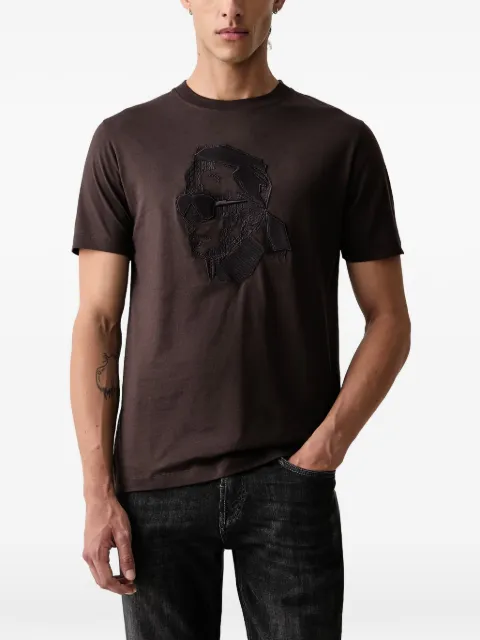 Karl Lagerfeld playera con parche Ikonik