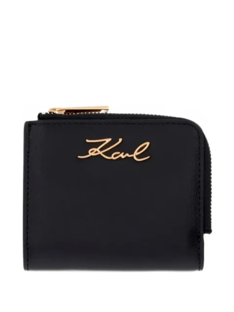 Karl Lagerfeld portefeuille à plaque logo signature Karl