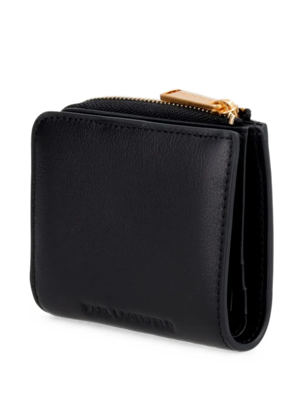 Karl Lagerfeld Karl Signature portemonnee met logo-plakkaat Zwart