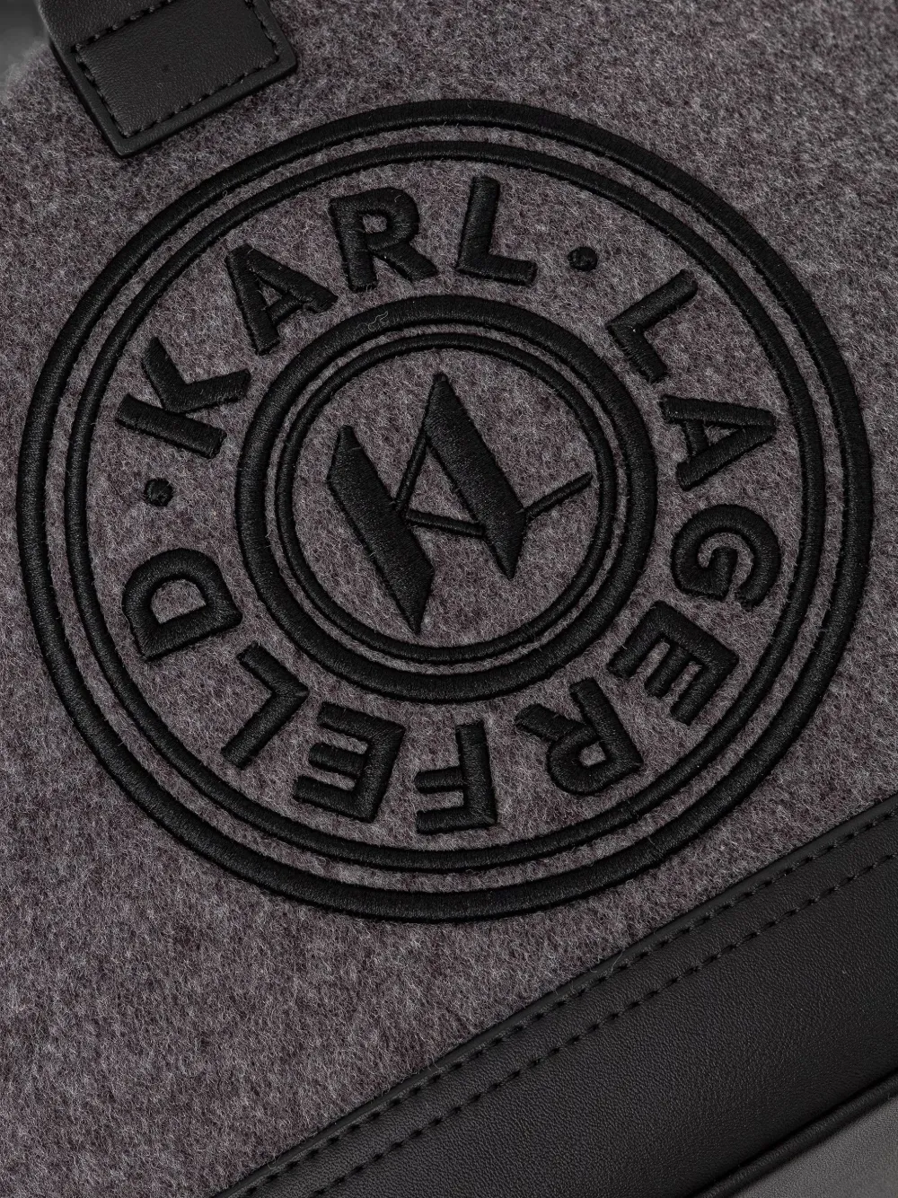 Karl Lagerfeld Rugzak met logopatch Grijs