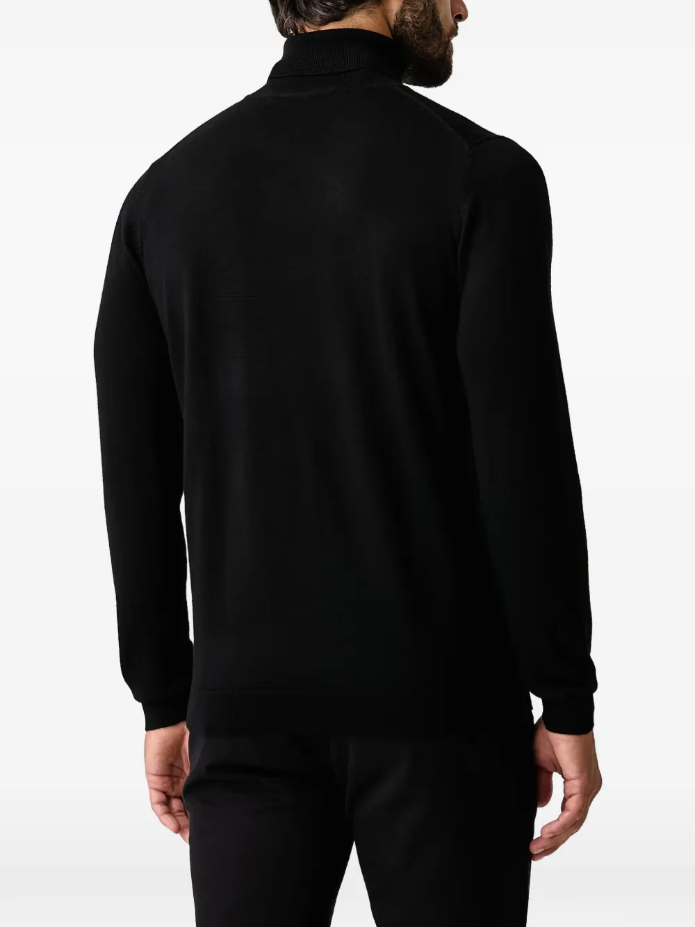 Karl Lagerfeld Coltrui met geborduurd logo Zwart