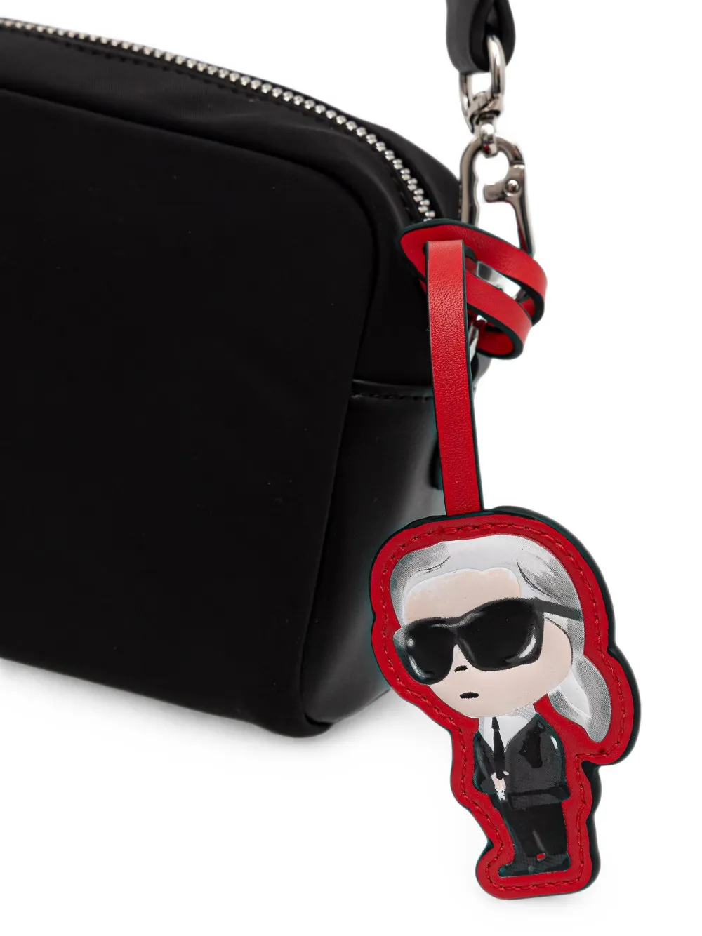 Karl Lagerfeld Crossbodytas met logoband Zwart