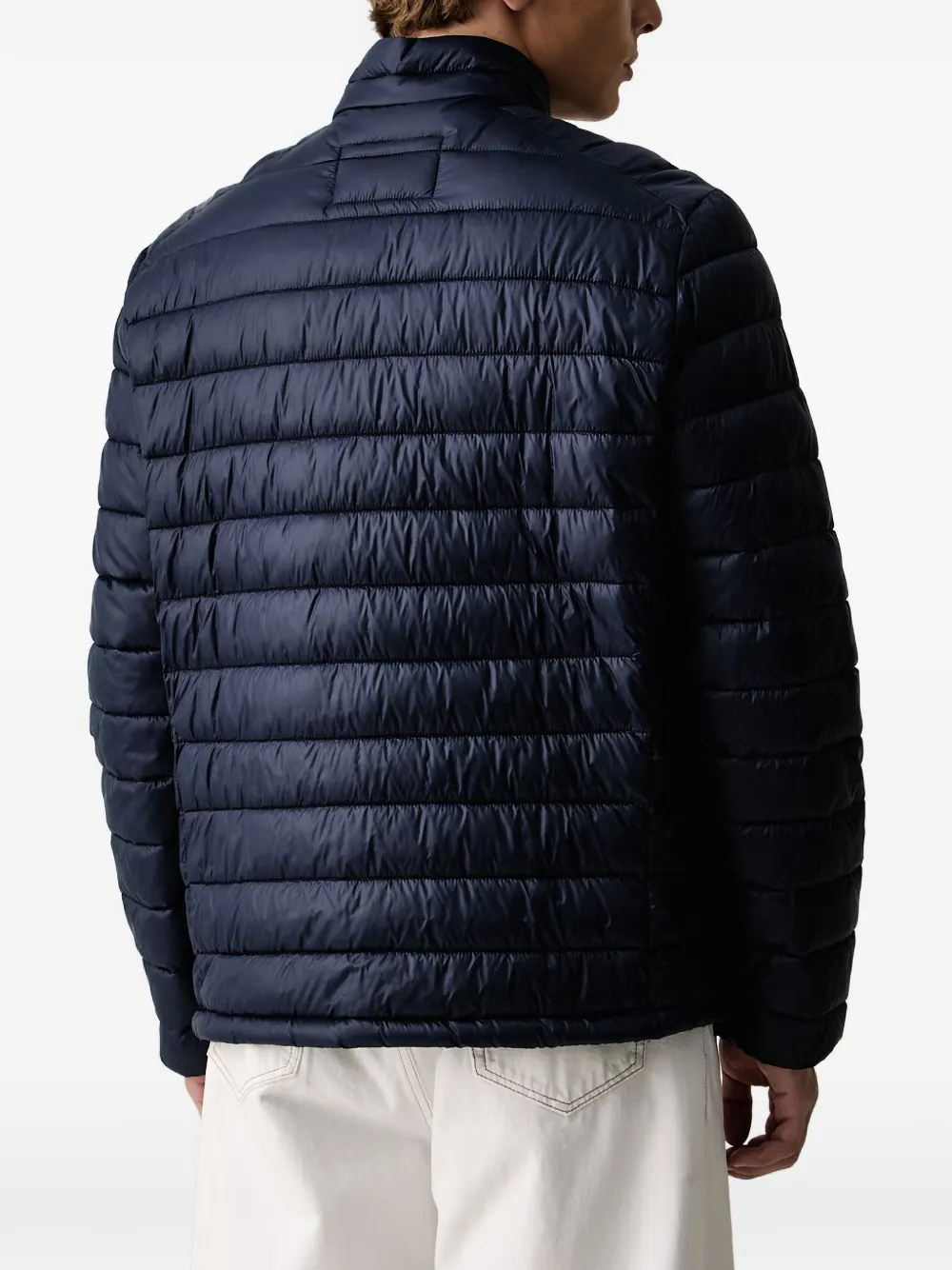 Karl Lagerfeld Gewatteerd jack met logopatch Blauw