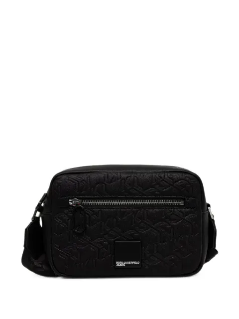 Karl Lagerfeld Jeans monogram-embossed belt bag
