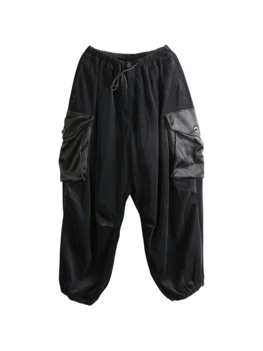 Y-3 Broek met trekkoord Zwart