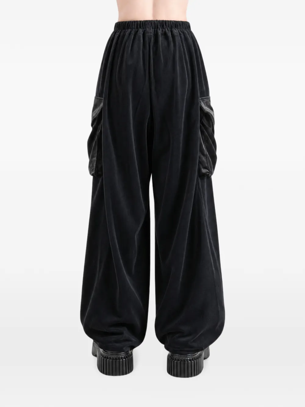 Y-3 Broek met trekkoord Zwart