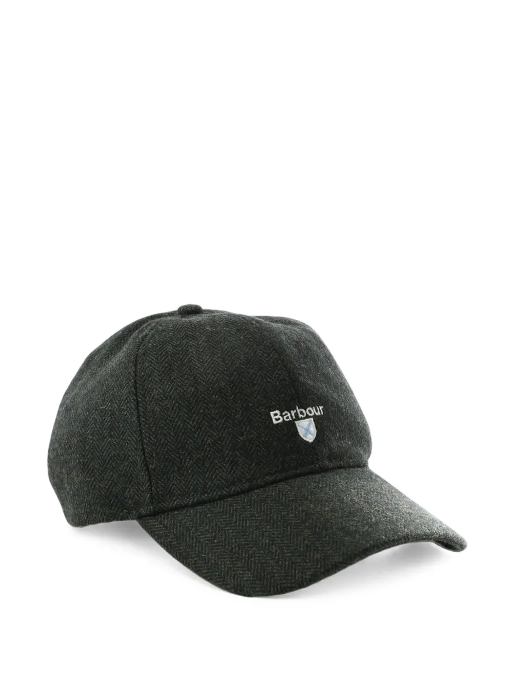Barbour Barlow herringbone-pattern logo-embroidered cap Grijs
