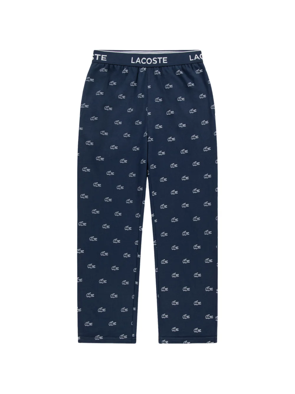 Lacoste Kids logo-print pajamas Wit
