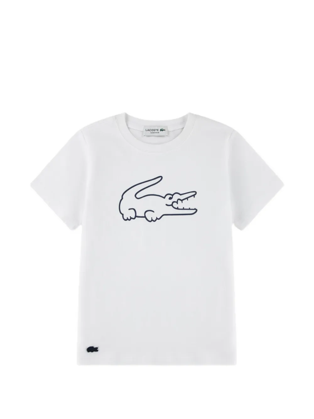 Lacoste Kids logo-print pajamas Wit