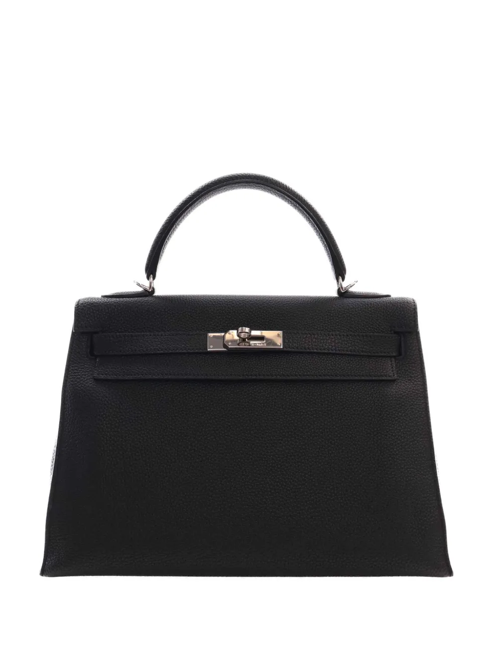 Hermès Pre-Owned 2004 Togo Kelly II Sellier 32 satchel - Nero