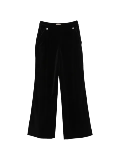 Temperley London Crystal Clove velvet trousers