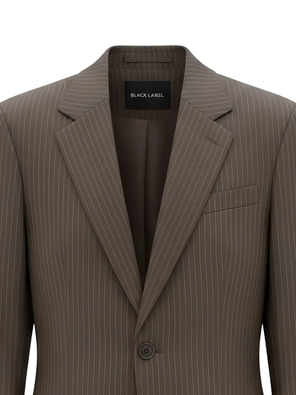 Rundholz Black Label Blazer met krijtstreep Bruin