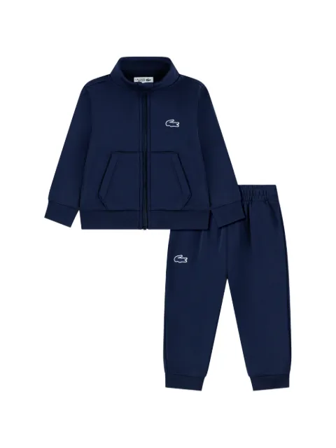 Lacoste Kids logo-patch tracksuits