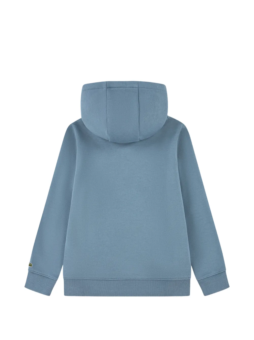 Lacoste Kids logo-patch hoodie Blauw