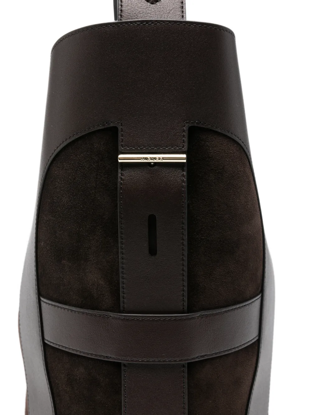 AIGNER Deborah paneled bucket bag Bruin