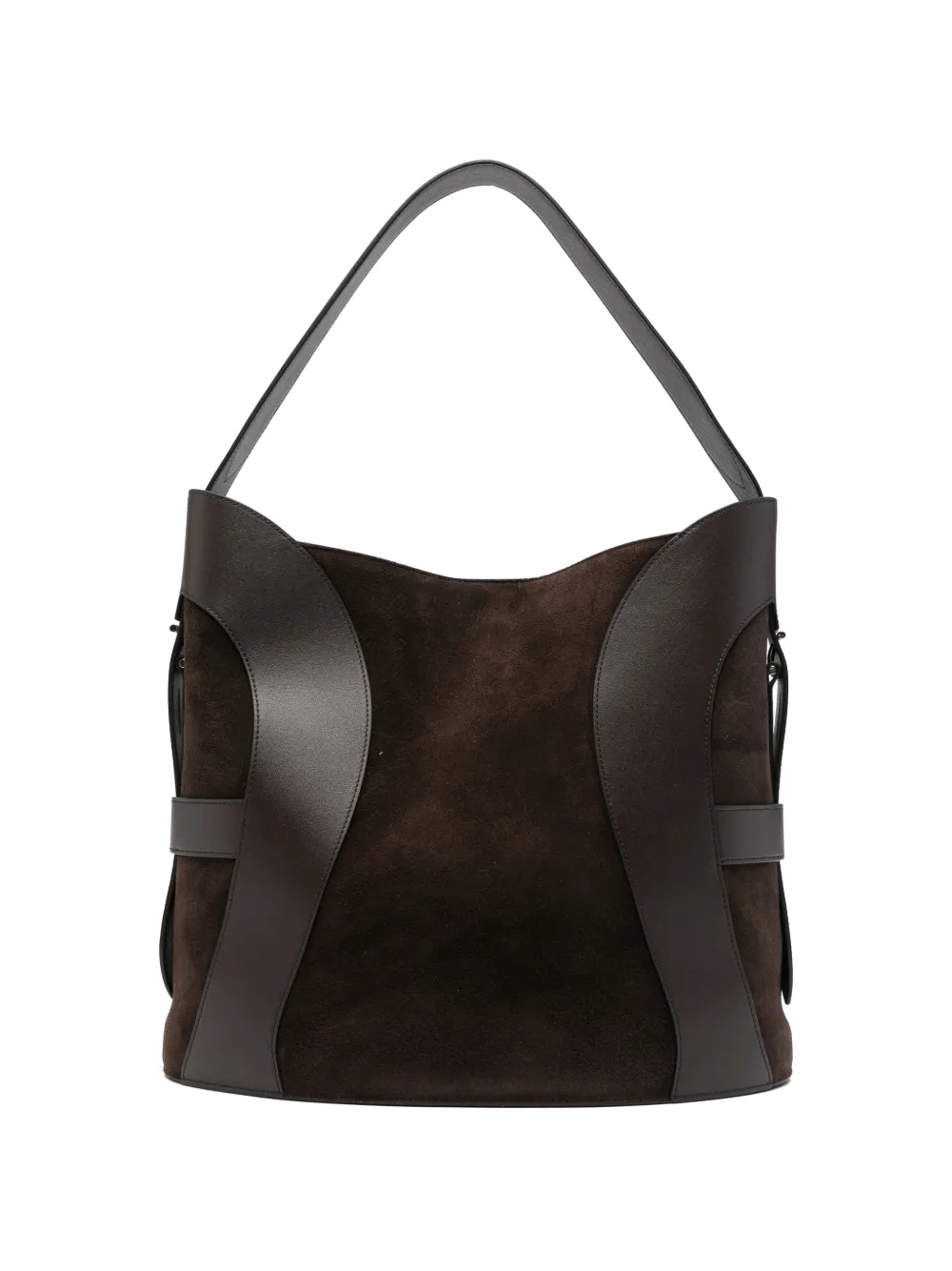 AIGNER Borsa a secchiello Deborah con inserti - Marrone