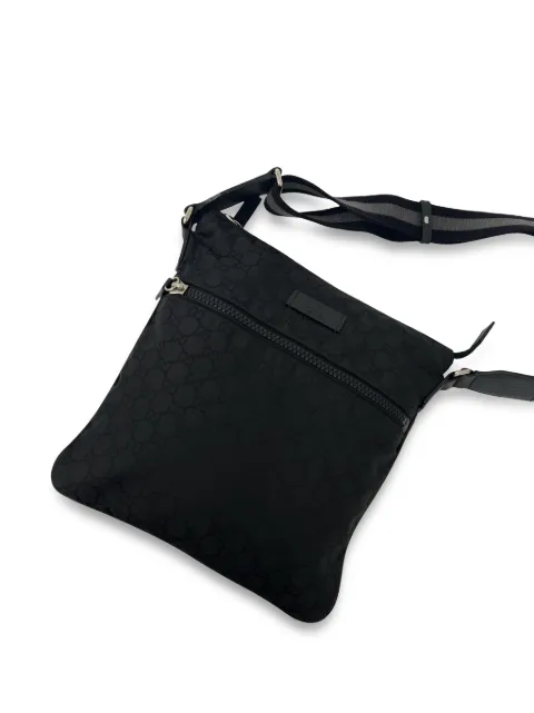 Gucci Pre-Owned bandolera de nylon con logo GG y tribanda Web 2000-2015