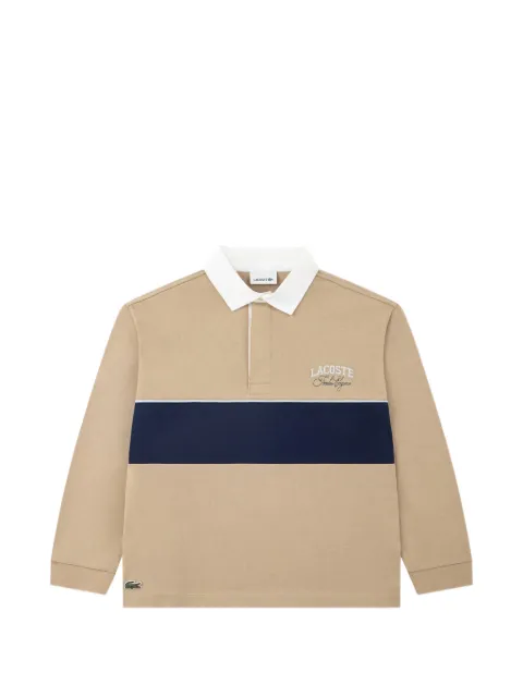 Lacoste Kids logo-embroidered polo shirt