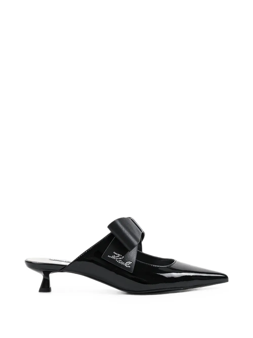 Karl Lagerfeld Pasha patent-finish pumps