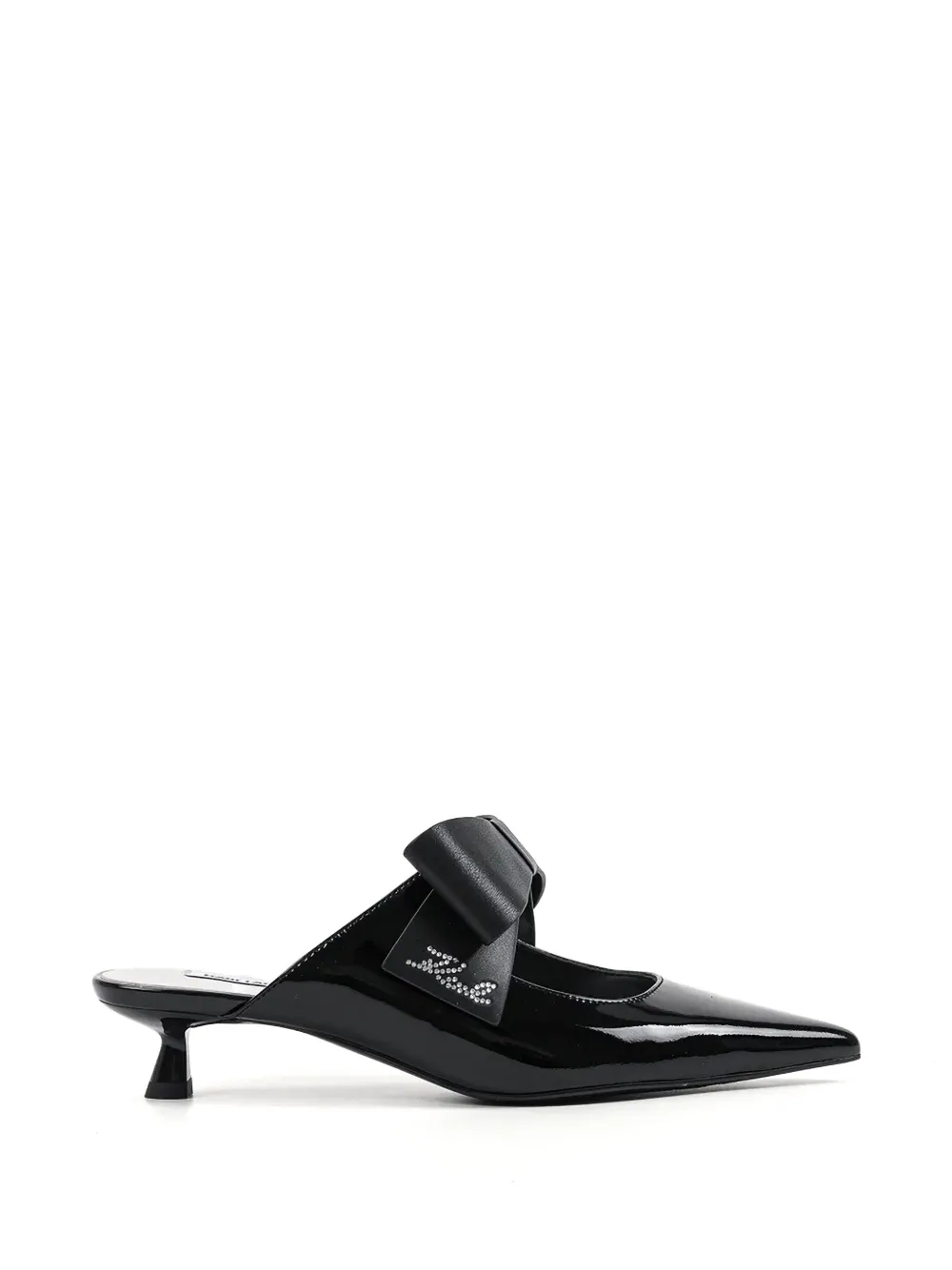 Karl Lagerfeld Pasha patent-finish pumps - Nero