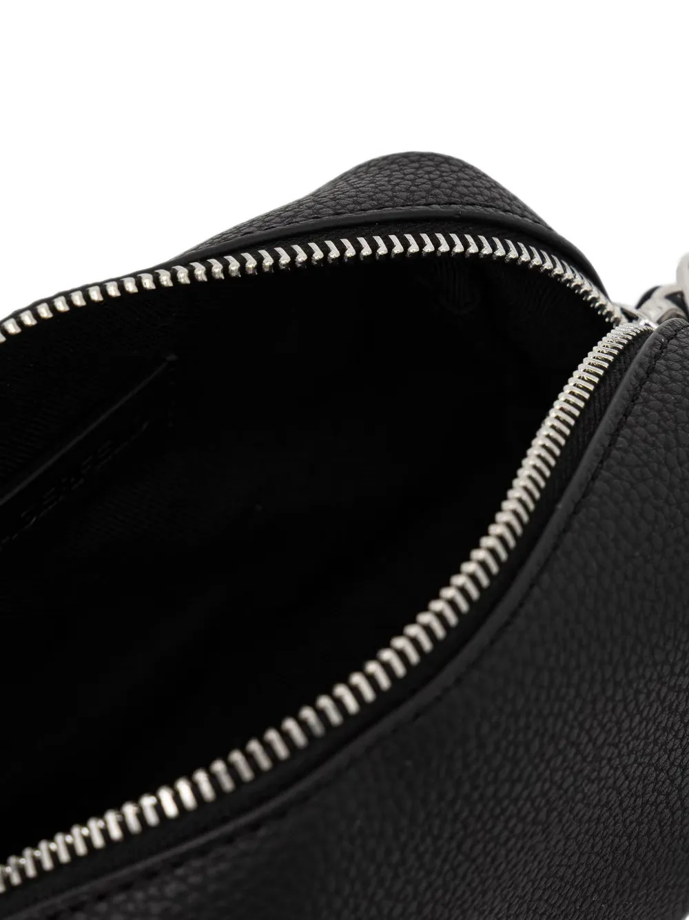 Karl Lagerfeld Schoudertas met pompon-detail en logoplakkaat Zwart