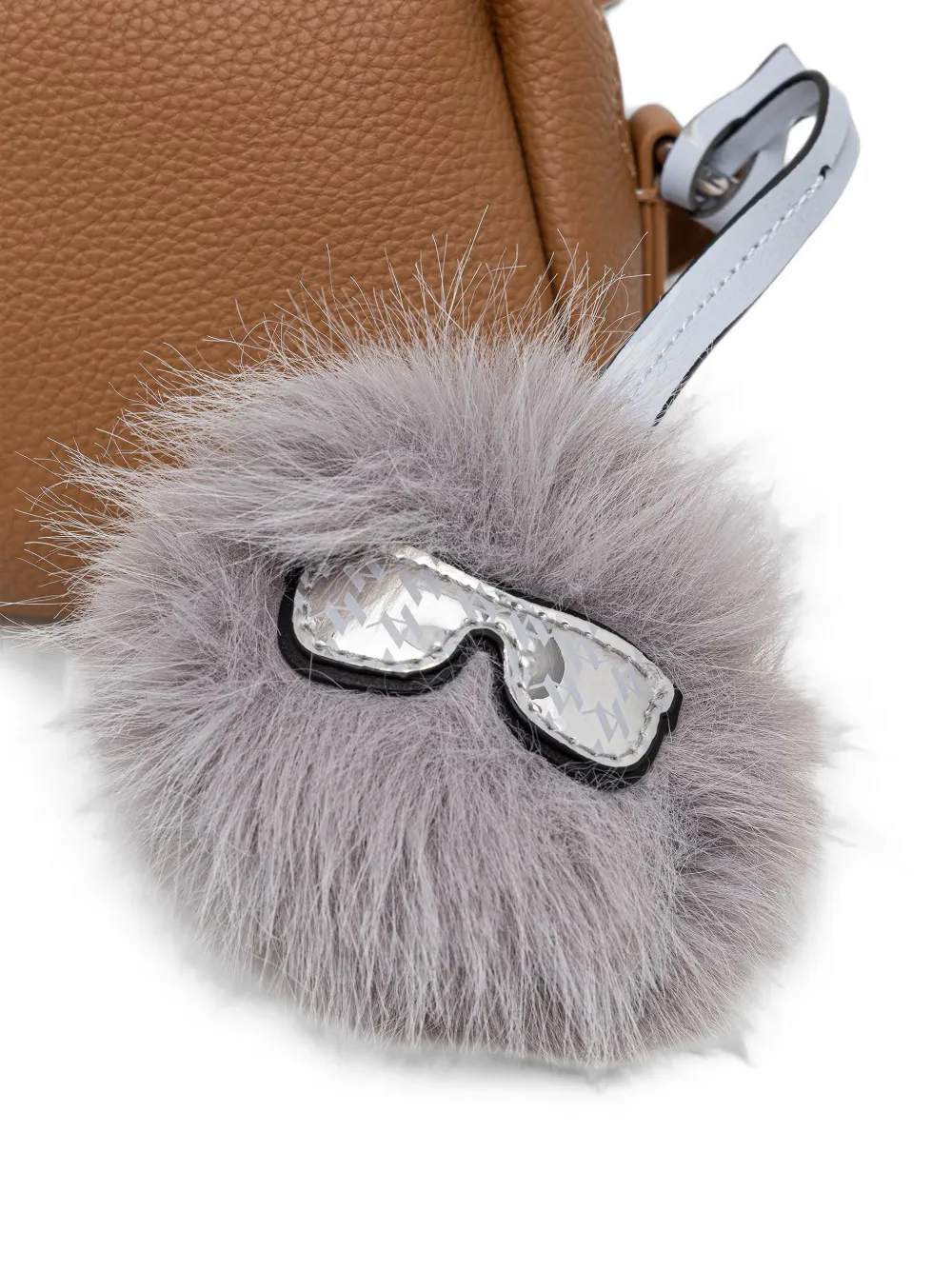 Karl Lagerfeld Schoudertas met pompon Bruin