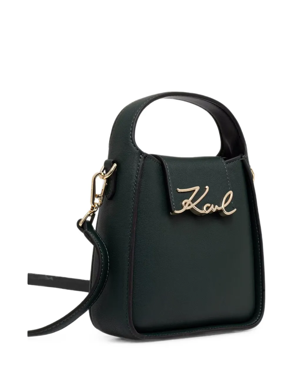 Karl Lagerfeld Crossbodytas met logoplakkaat Groen