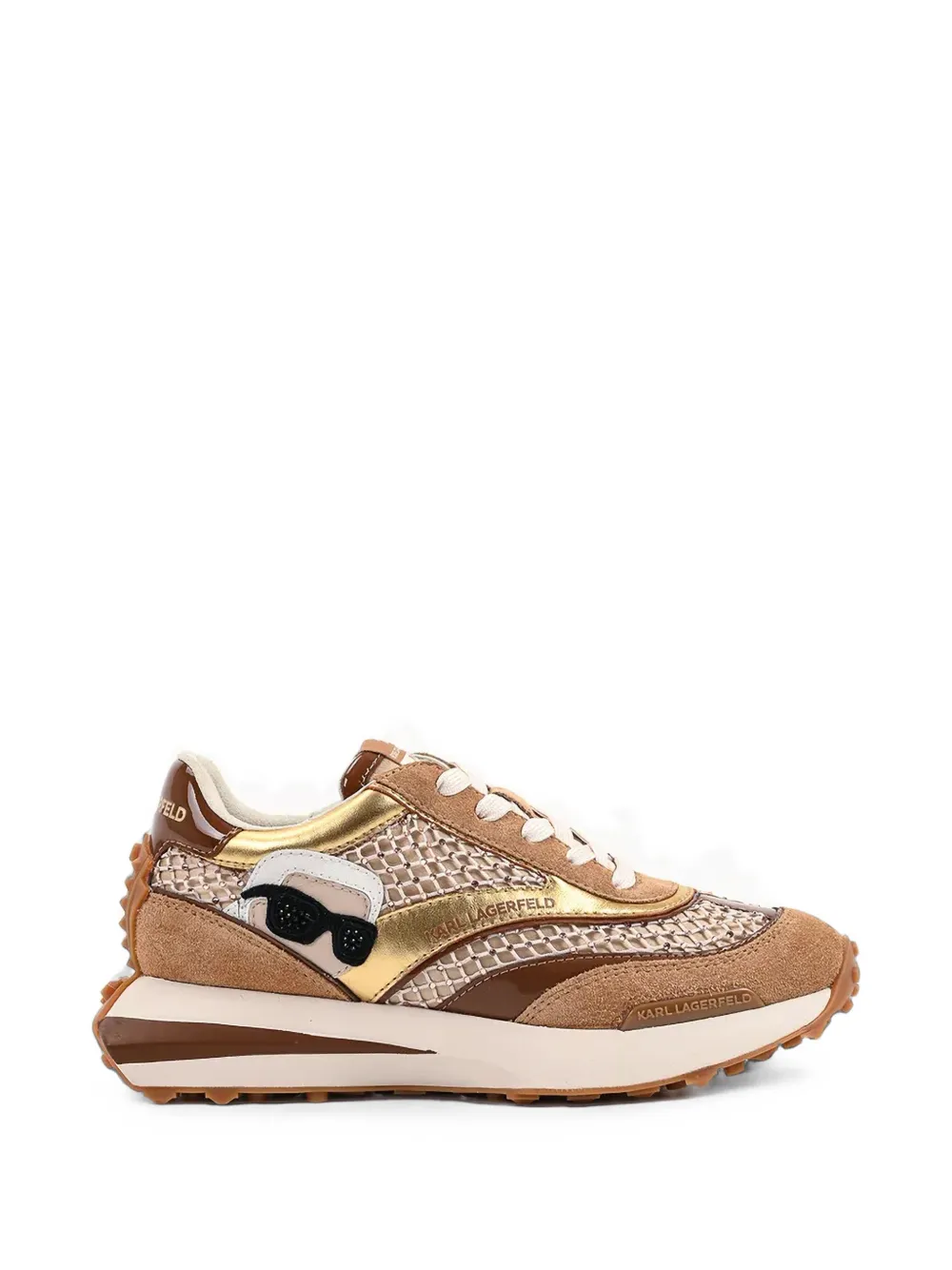 Karl Lagerfeld Ikonik-patch panelled sneakers