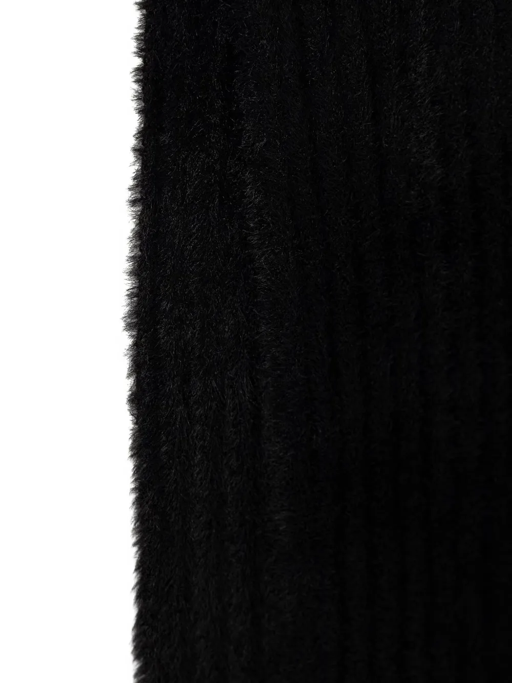 Karl Lagerfeld Jeans Sjaal met geborduurd logo en geborstelde afwerking Zwart