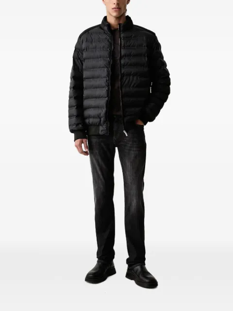 Karl Lagerfeld quilted high-neck jacket
