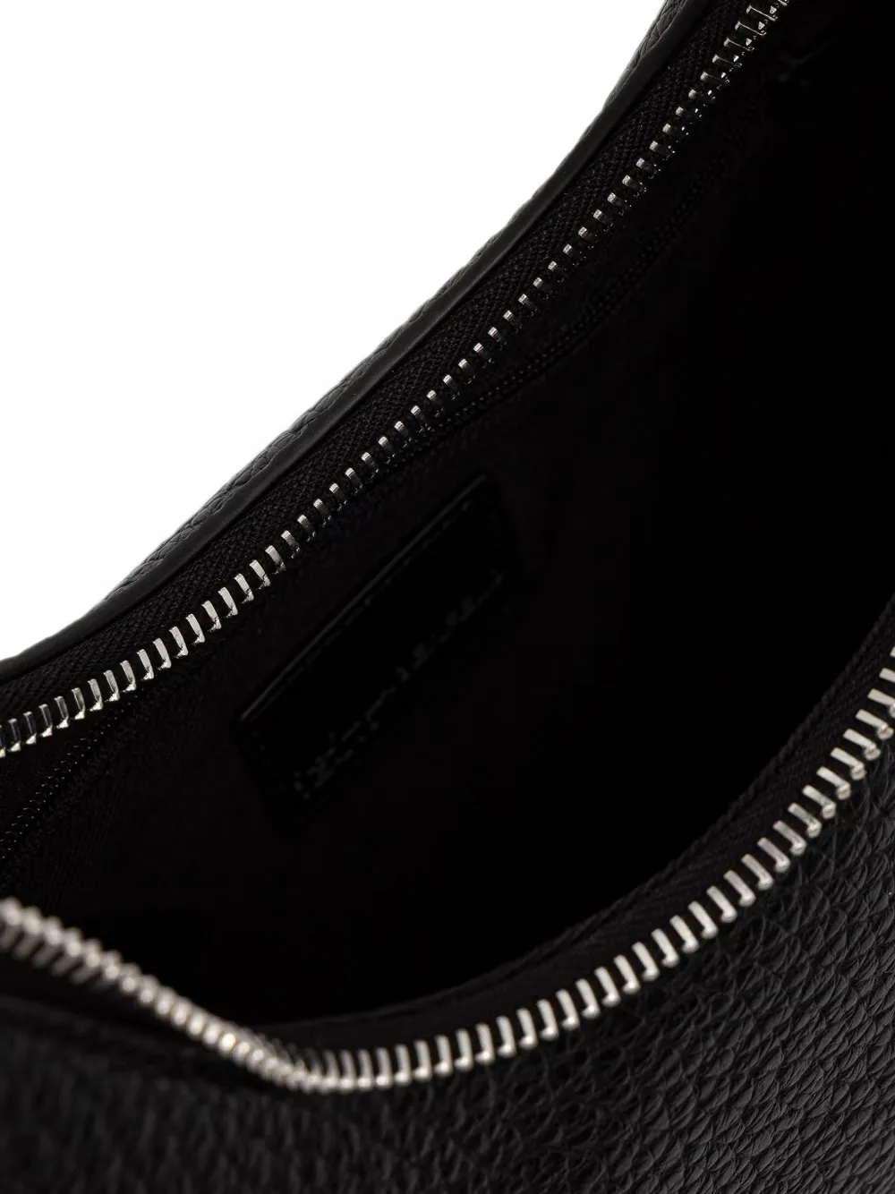 Karl Lagerfeld Jeans logo-plaque grained-leather tote bag Zwart