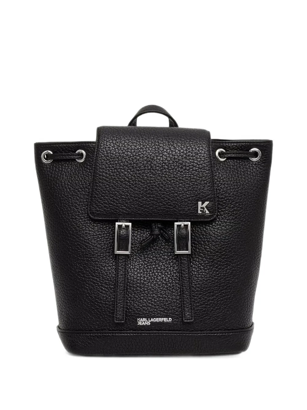 Karl Lagerfeld Jeans logo-plaque buckle-detail backpack