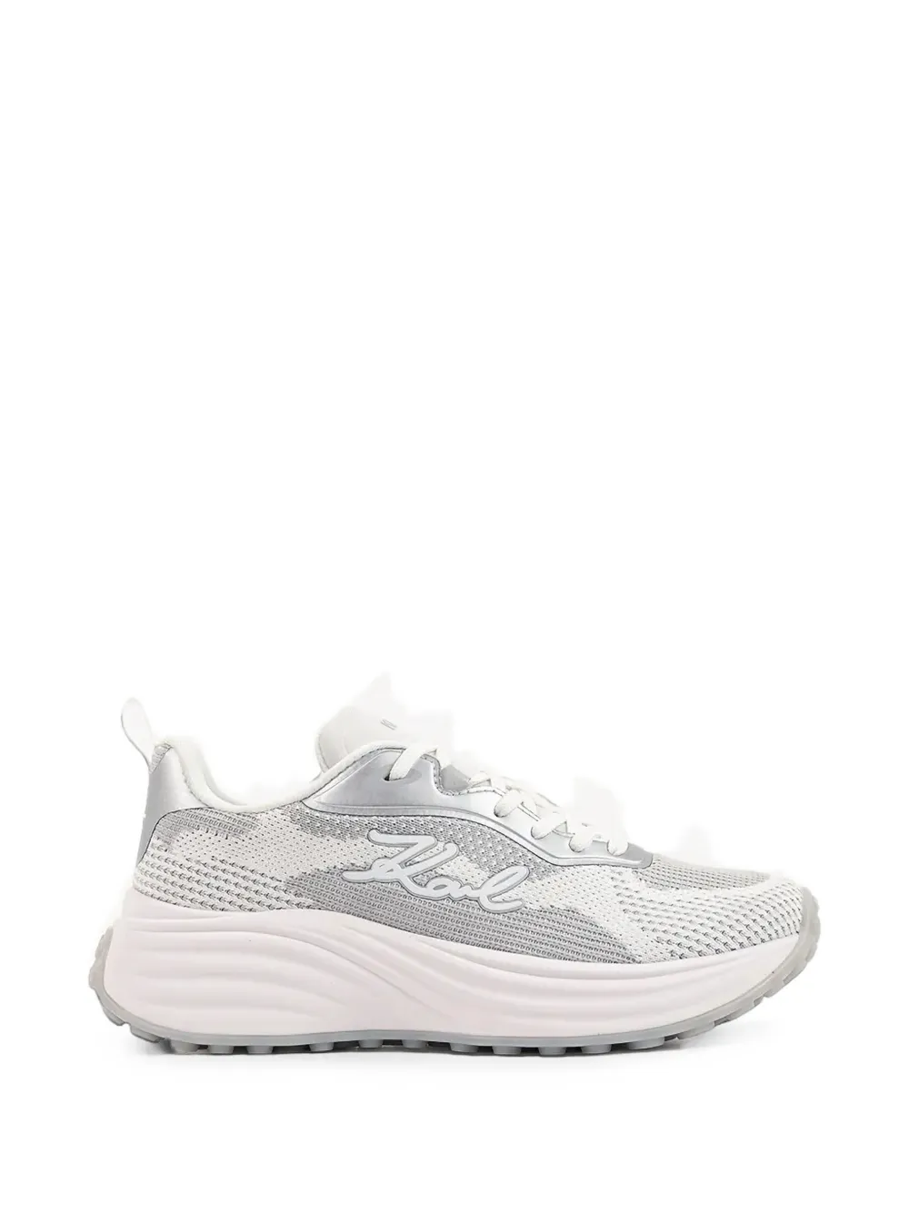 Karl Lagerfeld logo-print panelled sneakers