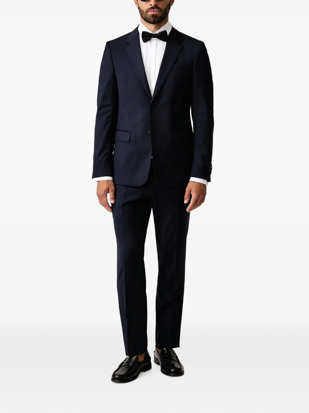 Karl Lagerfeld Overhemd met geplooide bies Wit