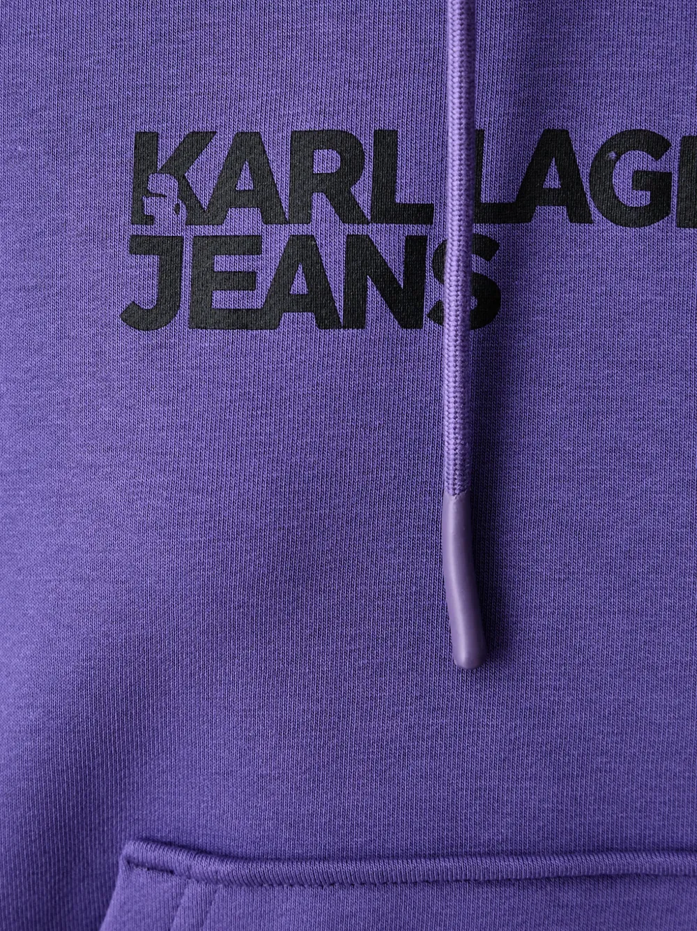 Karl Lagerfeld Jeans Hoodie met logoprint Paars