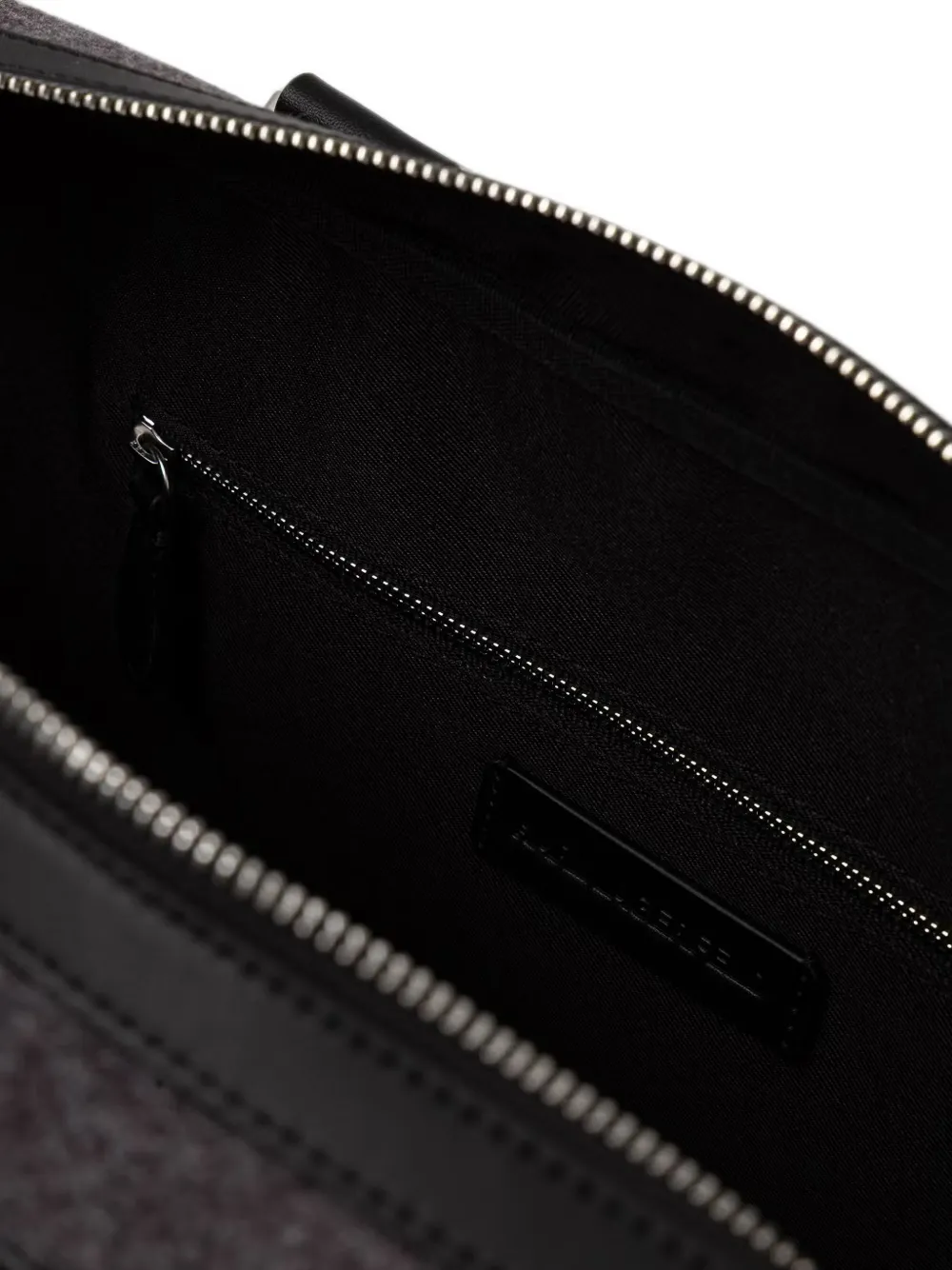 Karl Lagerfeld Reistas met logopatch Grijs