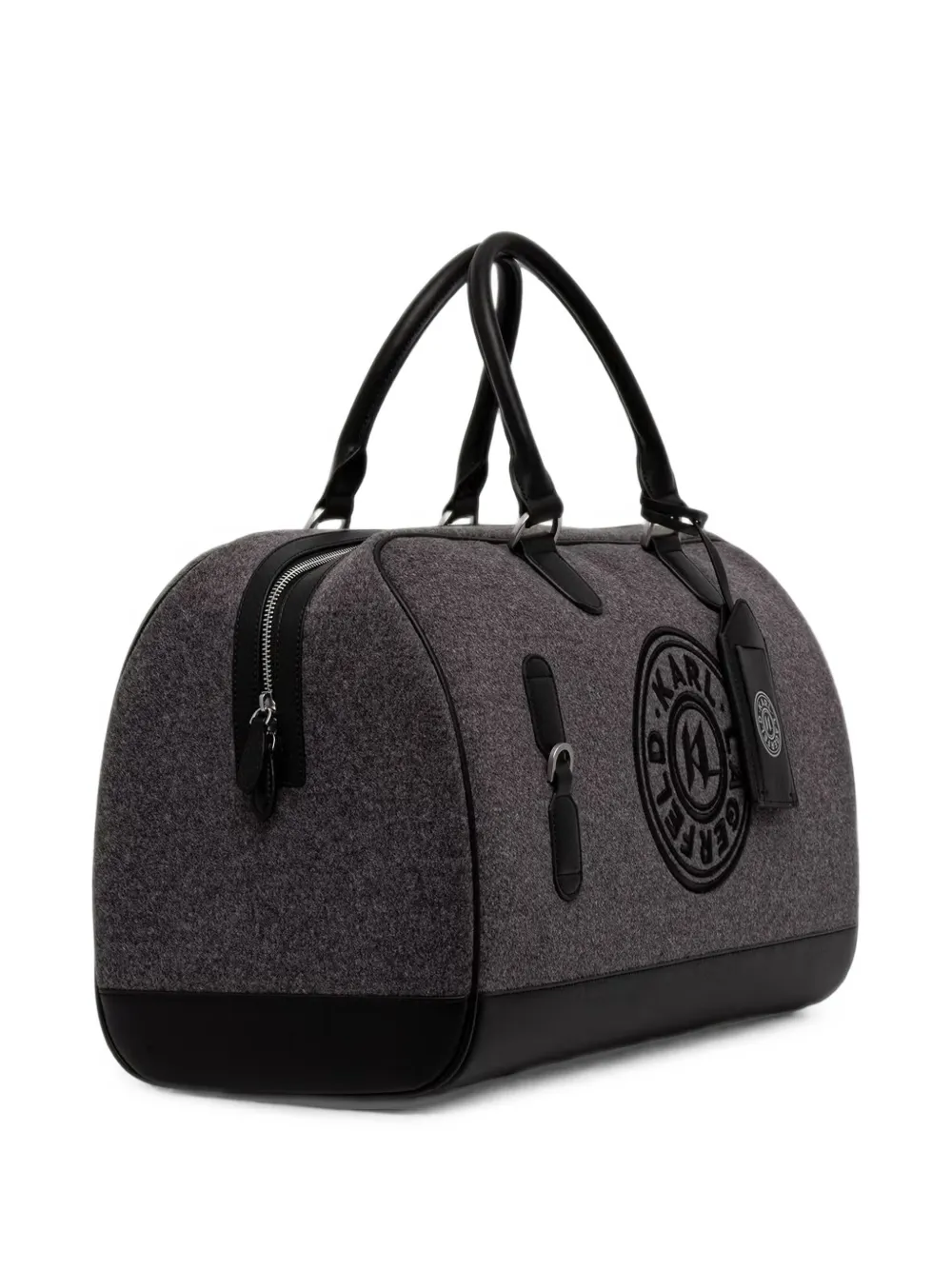 Karl Lagerfeld Reistas met logopatch Grijs