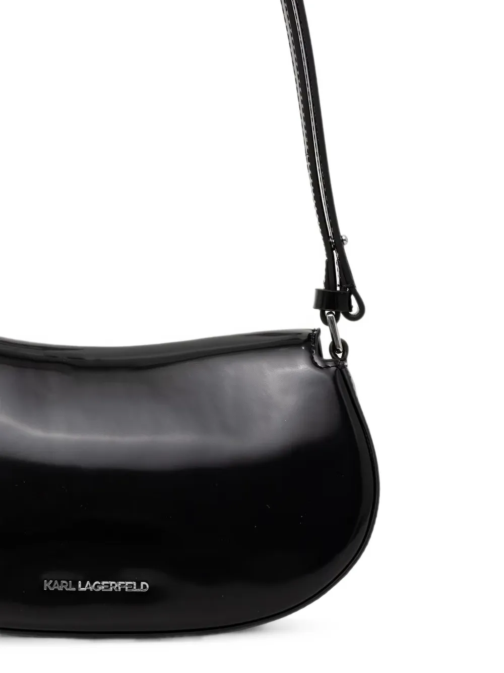Karl Lagerfeld Schoudertas met logoplakkaat Zwart