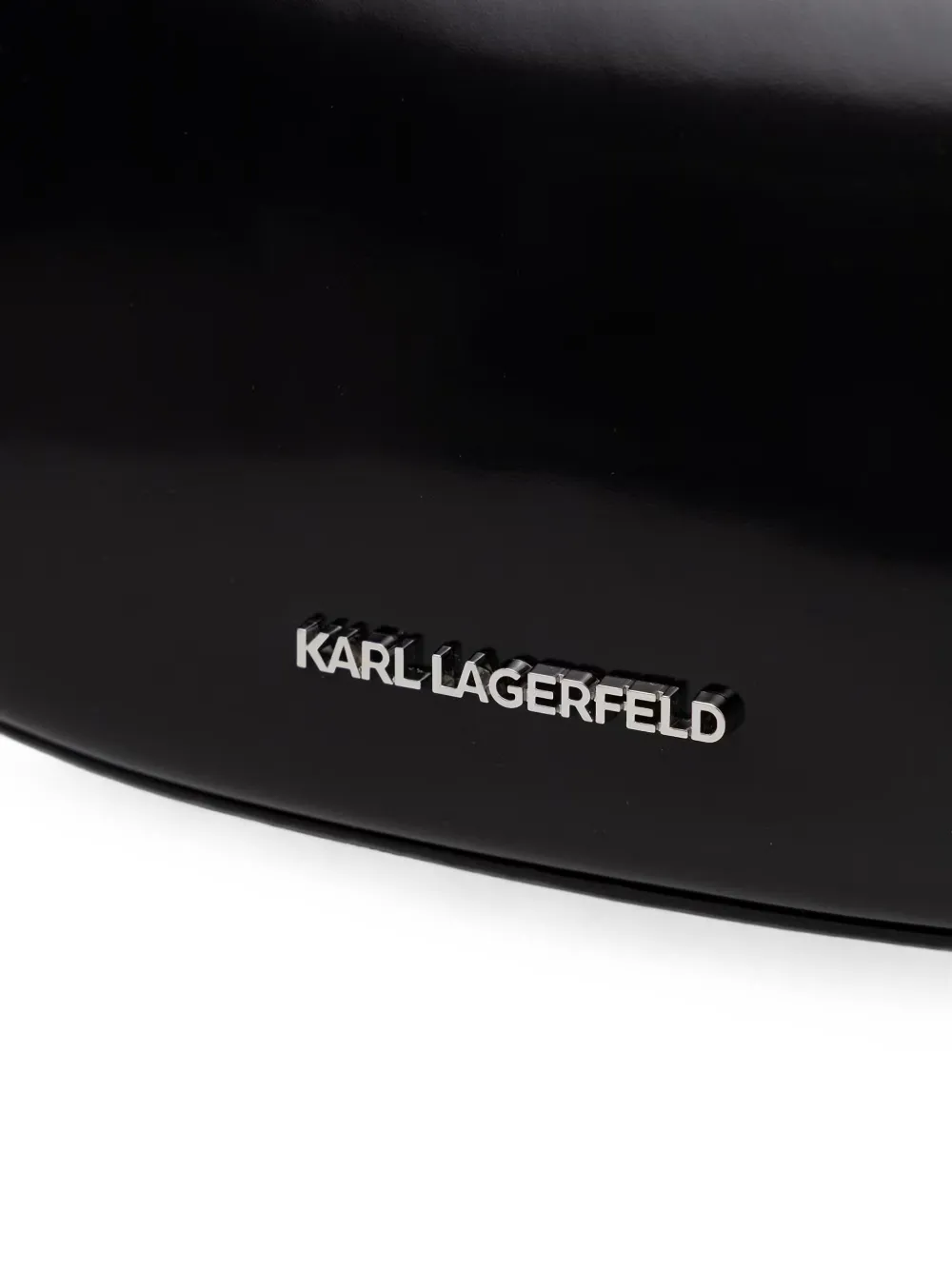 Karl Lagerfeld Schoudertas met logoplakkaat Zwart